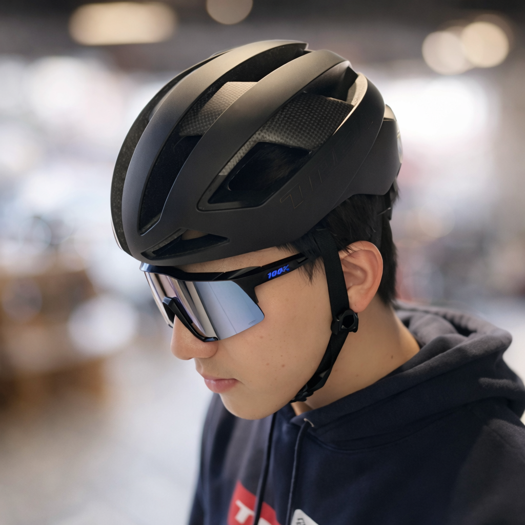 100% SPEEDCRAFT Matte Black - HiPER® Blue Multilayer Mirror Lens