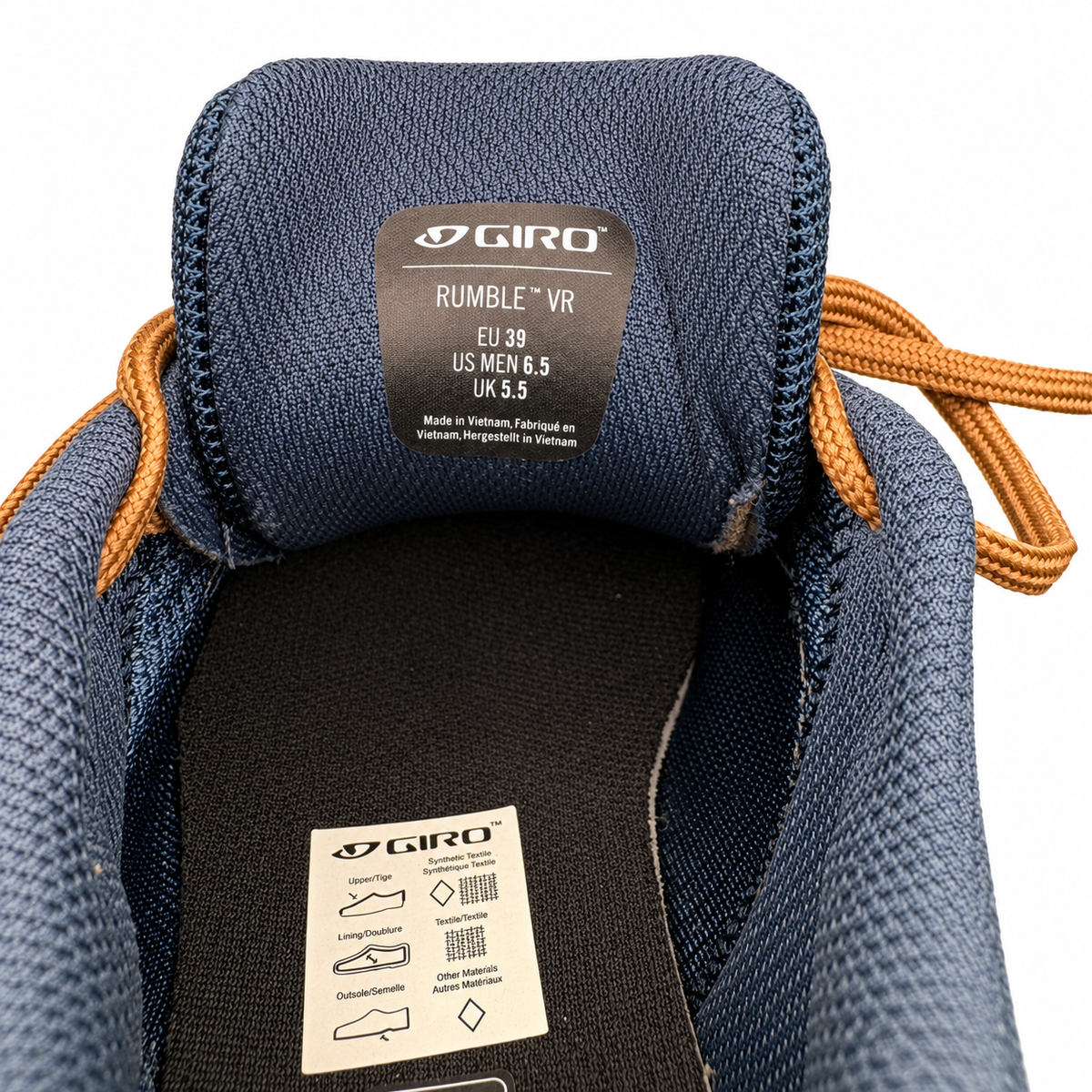 GIRO/ RUMBLE VR DRESS BLUE/GUM 39|SPDシューズ