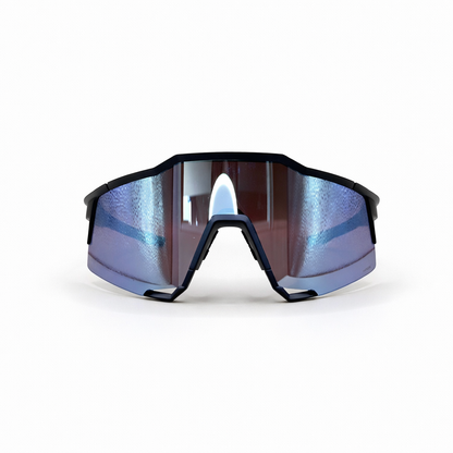 100% SPEEDCRAFT Matte Black - HiPER® Blue Multilayer Mirror Lens
