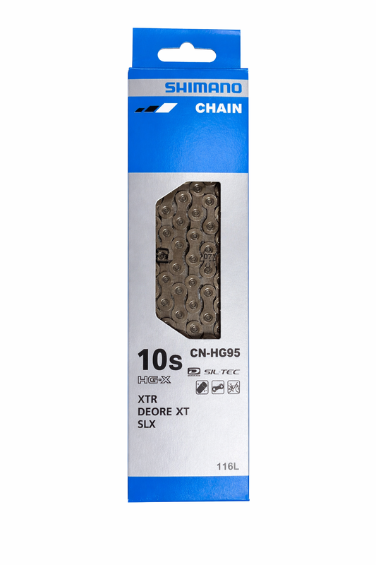 SHIMANO CN-HG95 HG-X 10速チェーン MTB対応 高耐久 高精度シフト